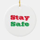 2020年の仮面 セラミックオーナメント (裏面)