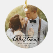 2020年の初めてのクリスマス セラミックオーナメント (裏面)