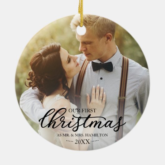 2020年の初めてのクリスマス セラミックオーナメント (裏面)