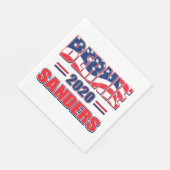 2020年の大統領のためのバーニー・サンダース スタンダードランチョンナプキン (角)