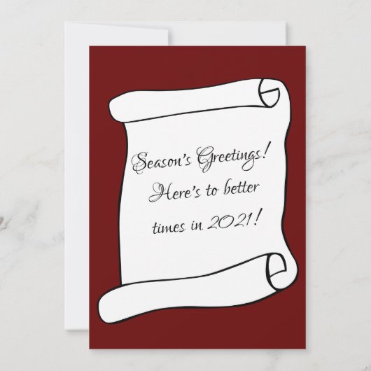 2020年の季節のごあいさつの内訳 シーズンカード (裏面)