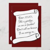 2020年の季節のごあいさつの内訳 シーズンカード (正面/裏面)