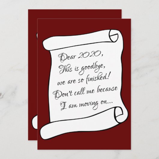 2020年の季節のごあいさつの内訳 シーズンカード (正面/裏面)