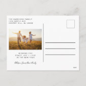 2020年の年賀写真が赤抜け シーズンポストカード (裏面)