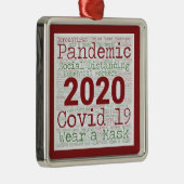 2020年の思熱狂するい出 メタルオーナメント (右)