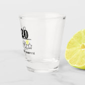 2020年の恐ろしい批評 ショットグラス (右)