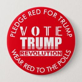 2020年の投票選挙にトランプ衣服の赤を投票 缶バッジ