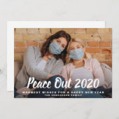 2020年の新年の平和の写真 シーズンカード (正面/裏面)