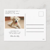 2020年の新年の平和の写真 シーズンポストカード (裏面)