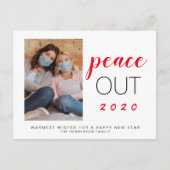 2020年の新年の平和の写真 シーズンポストカード (正面)