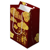 2020年の新年、A Clouds Rat紙中国のカット ミディアムペーパーバッグ (正面アングル)