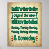 2020年の日によるおもしろい検疫の停止 ポスター (正面)