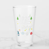 2020年の歴史 |トイレ紙とマスク タンブラーグラス (裏面)