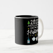 2020年の歴史 |トイレ紙とマスク ツートーンマグカップ (正面右)