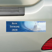 2020年の水津波選挙 バンパーステッカー (車上)