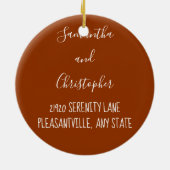 2020年の災害年だが買家のクリスマス セラミックオーナメント (裏面)