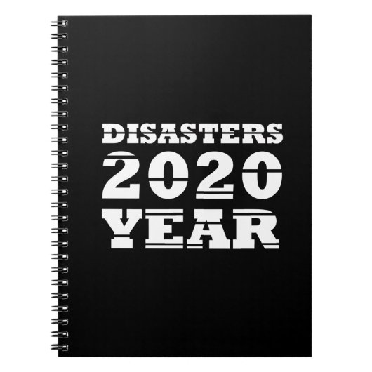 2020年の災害 ノートブック (正面)