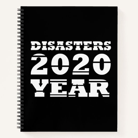 2020年の災害 ノートブック (正面)