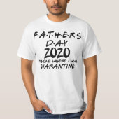 2020年の父の日に検疫 Tシャツ (正面)