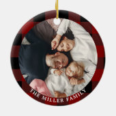 2020年の紙転が赤格子写真 セラミックオーナメント (裏面)