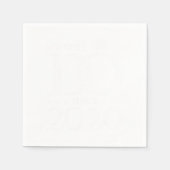 2020年の記念贈答以来、私たちはまだ行っている スタンダードカクテルナプキン (正面)