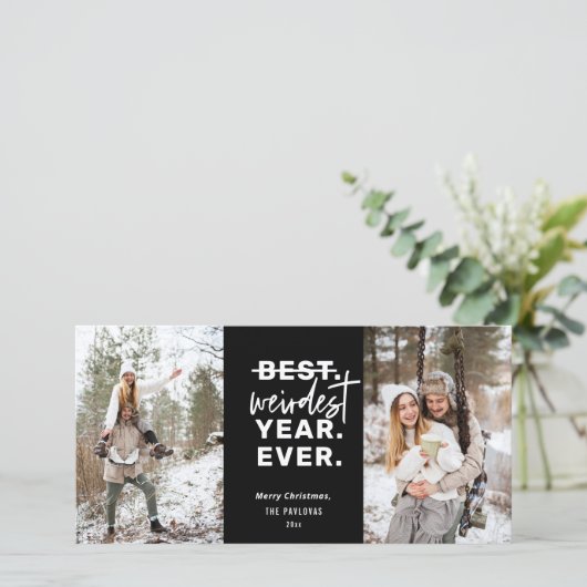 2020年の風変わりな年ユーモア・ブラック シーズンカード (スタンド正面)