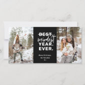 2020年の風変わりな年ユーモア・ブラック シーズンカード (正面)