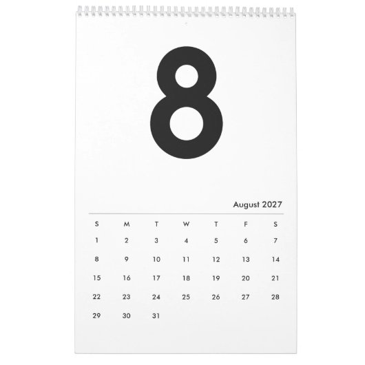 2020年の黒字数ヶ月~レスリーペッパー カレンダー (8月 2027)