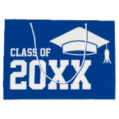 2020年のBlue Class Colors、Social Distancing Class ラージペーパーバッグ (裏面)