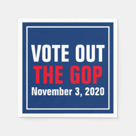 2020年のGOP選挙の赤白青 スタンダードカクテルナプキン