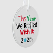 2020年のIt転がトレイ紙 オーナメント (正面)