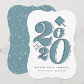 2020年はっきりした卒業発表のグラフィッククラス シーズンカード (正面/裏面)