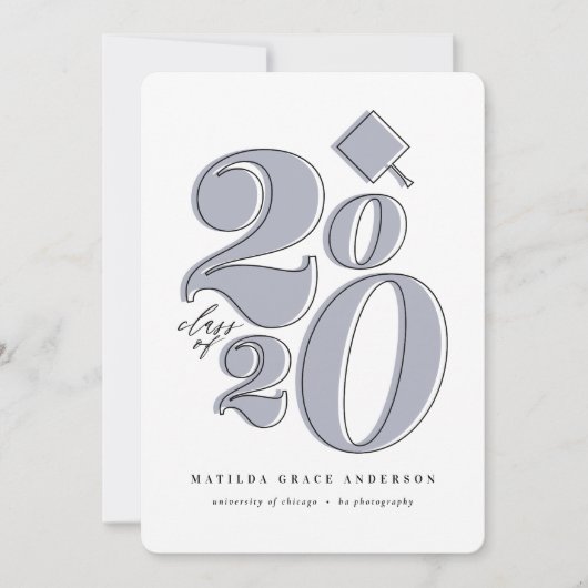 2020年はっきりした卒業発表のグラフィッククラス シーズンカード (正面)