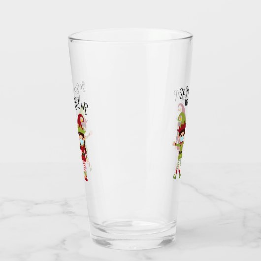 2020年はクリスマスを迎えおもしろいた タンブラーグラス (左)