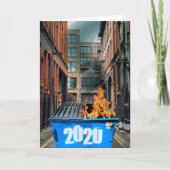 2020年はゴミ箱の火事の年だった!2021年おめでとう! カード (正面)