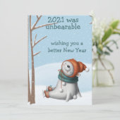 2020年は耐え難い妊娠中のホッキョクグマ シーズンカード (スタンド正面)