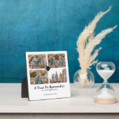 2020年を思い出す年の写真コラージュ フォトプラーク (インサイチュ)