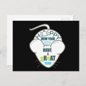 2020年を素晴らしい年にしましょう ポストカード (正面/裏面)