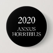 2020年アヌスホリービリス中南米の恐ろしい年 缶バッジ (正面)