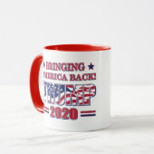 2020年アメリカを再びトランプ マグカップ (正面左)