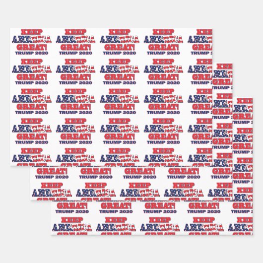 2020年アメリカ保のトランプ素晴らし ラッピングペーパーシート (セット)