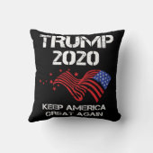 2020年アメリカ保再度トランプ素晴らし クッション (裏面)