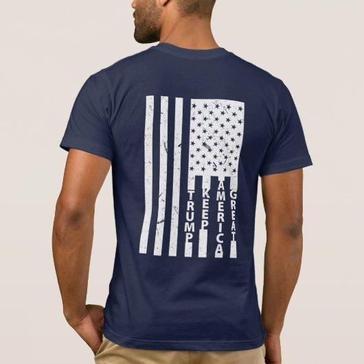 2020年アメリカ総保長のトランプ素晴らし Tシャツ (裏面)