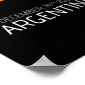 2020年アルゼンチンの日食 アルゼンチン 日食 ポスター (角)