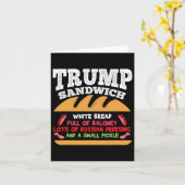 2020年アンチトランプ・サンドウィック大統領選挙に反対 カード (黄色い花)