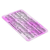 2020年カレンダピンクウォーター色の星 マグネット (右側)