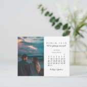 2020年カレンダーを保存威厳があるする ポストカード (スタンド正面)