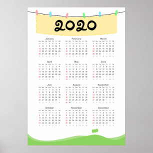 2020年カレンダーポスター ポスター