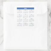 2020年カレンダー月次年度 スクエアシール (バッグ)