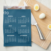2020年カレンダー あなたの写真 キッチンタオル (四つ折り)